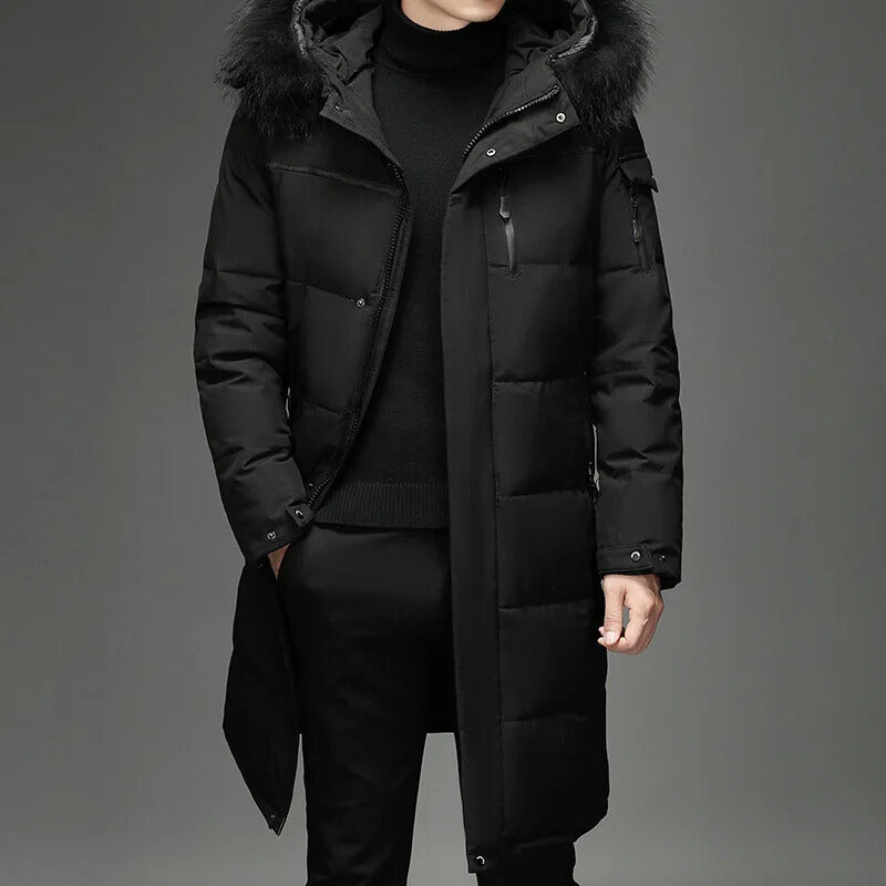 Griffin Hooded Down Coat