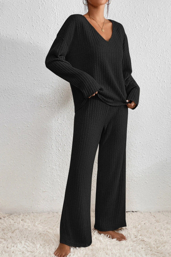 Harper Ribbed Lounge Set