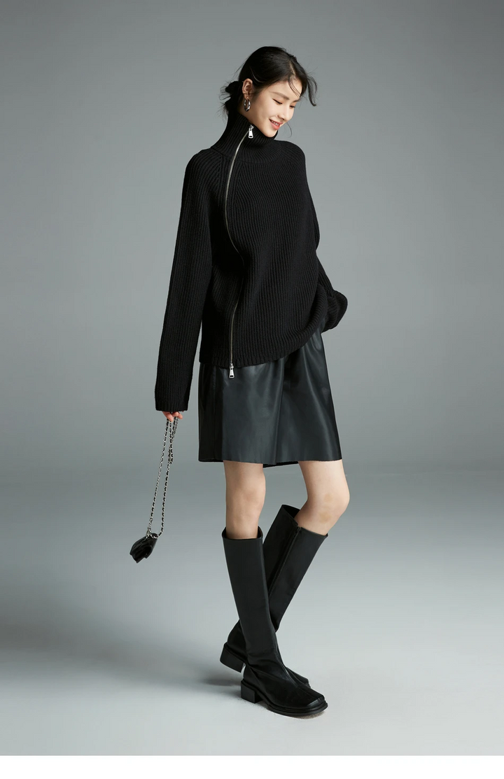 Sasha Oversized Turtleneck Sweater