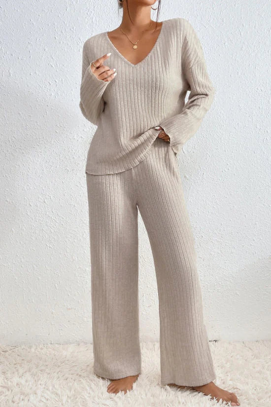 Harper Ribbed Lounge Set