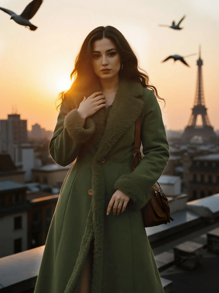 Frankie Fleece Overcoat