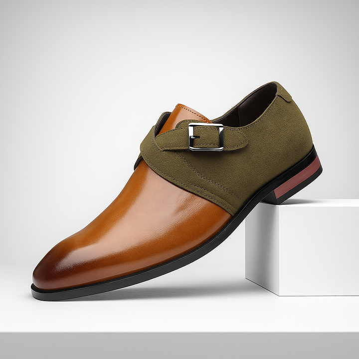 Palmero Leather Buckle Loafers