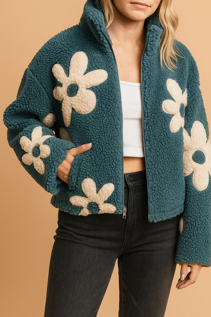 Josefine Floral Fleece Jacket