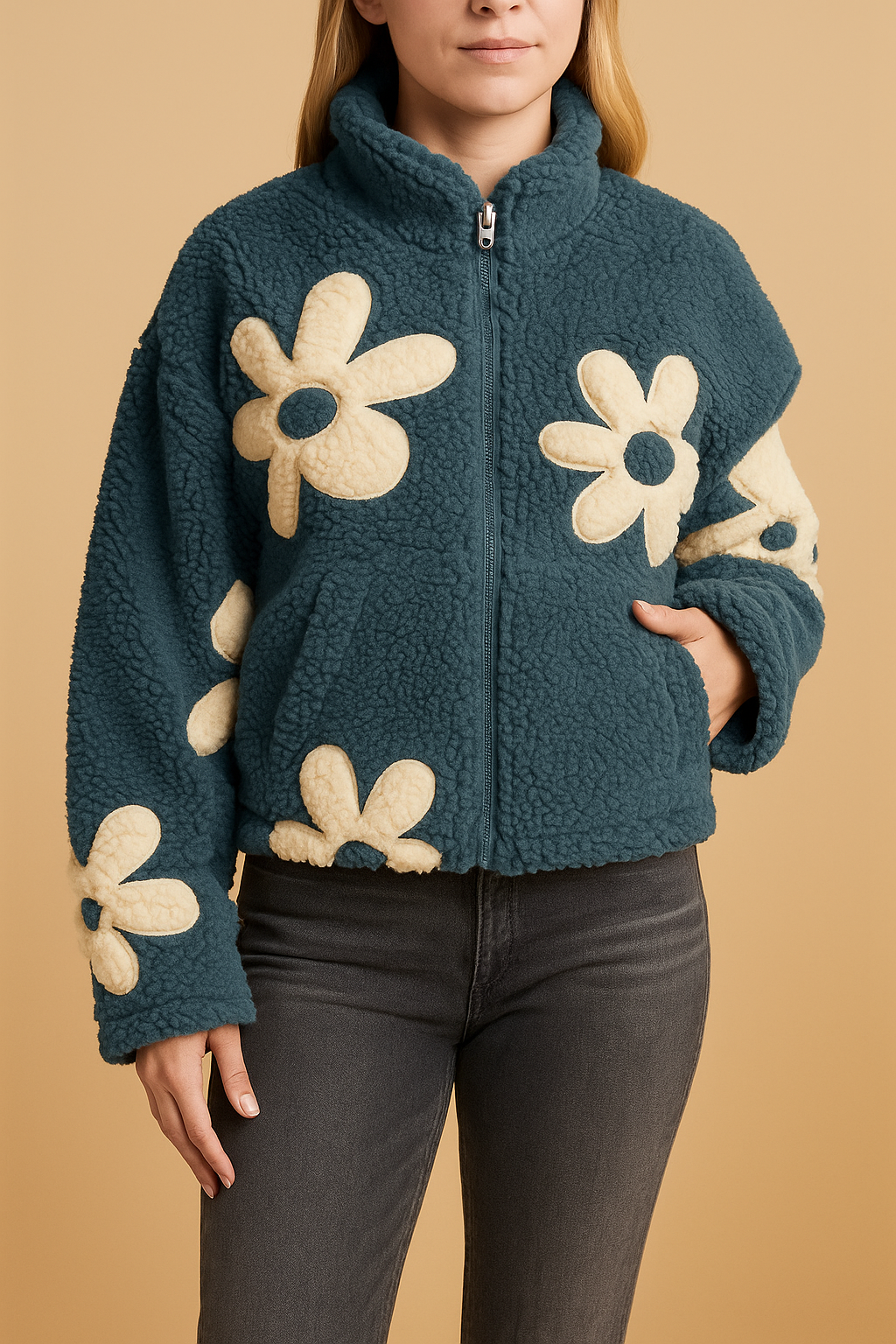 Josefine Floral Fleece Jacket