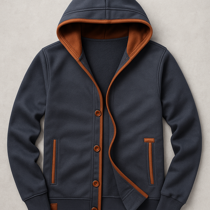 Domenico Fleece Hooded Jacket