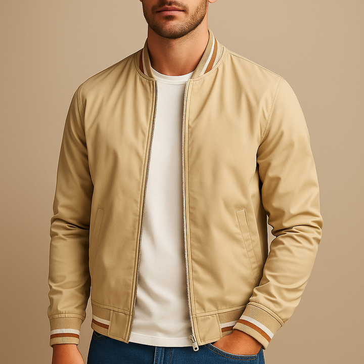 Felix Striped Rib Bomber