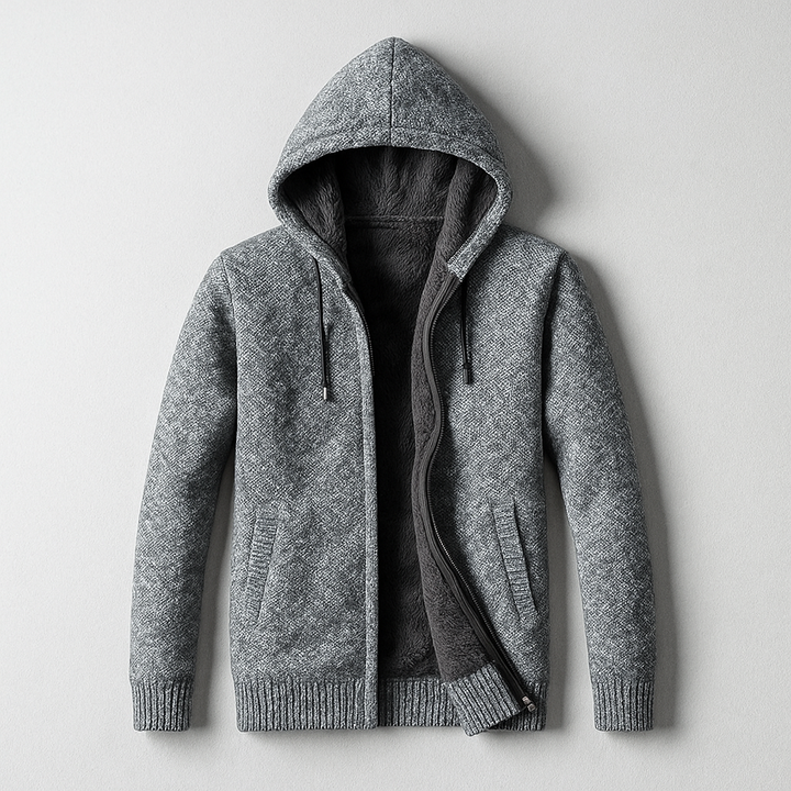 Marcello Knit Hooded Jacket