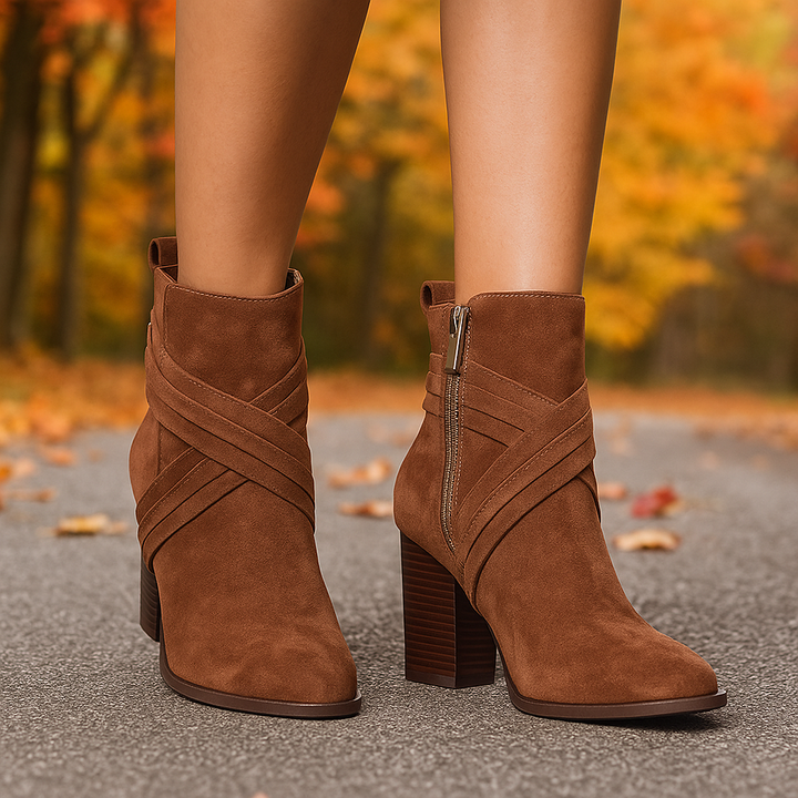 Sasha Suede Ankle Boots