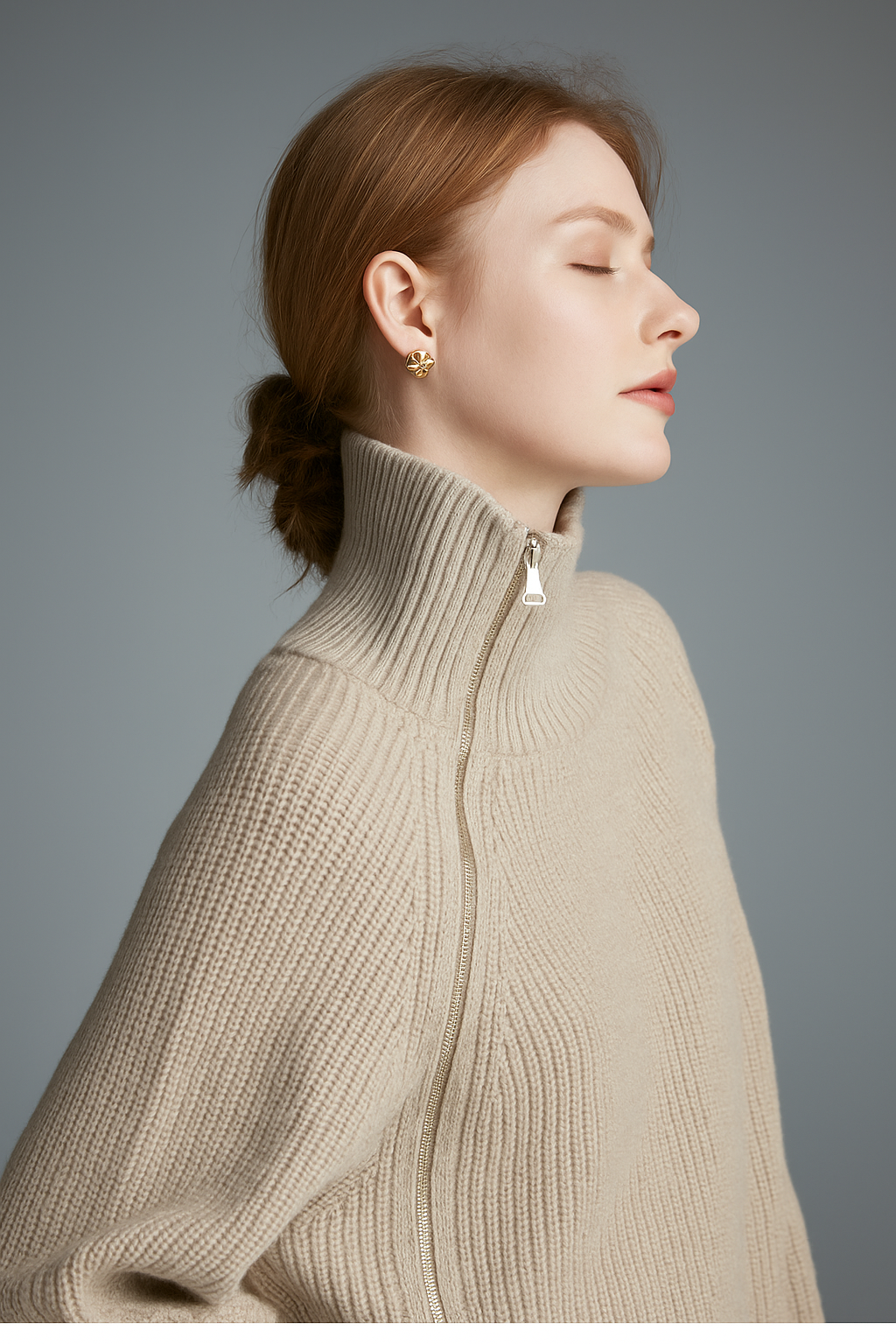 Sasha Oversized Turtleneck Sweater