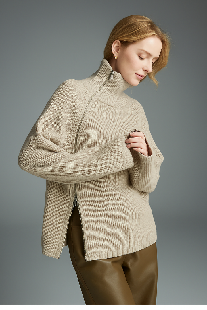 Sasha Oversized Turtleneck Sweater