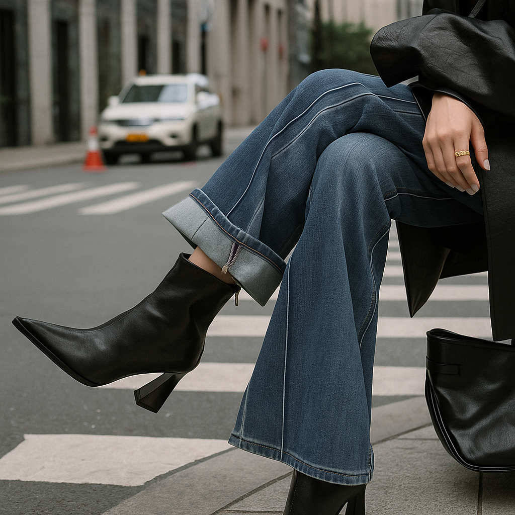 Monica Leather Ankle Boots