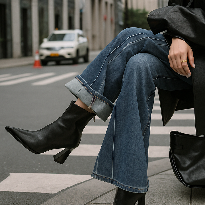 Monica Leather Ankle Boots