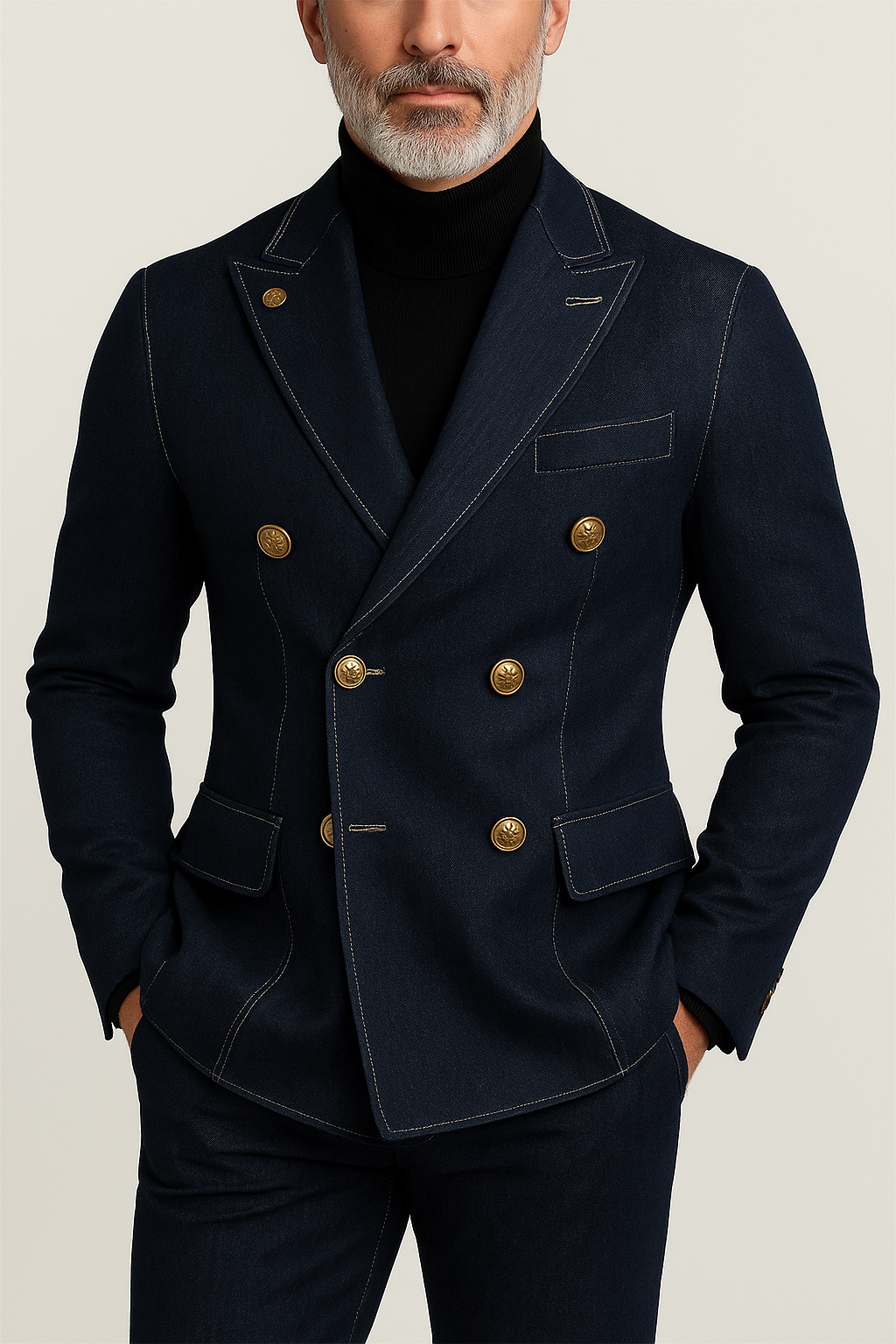 Brunello Double Breasted Blazer