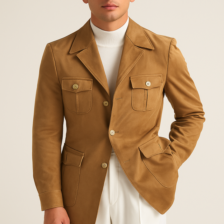 Houston Vintage Suede Blazer