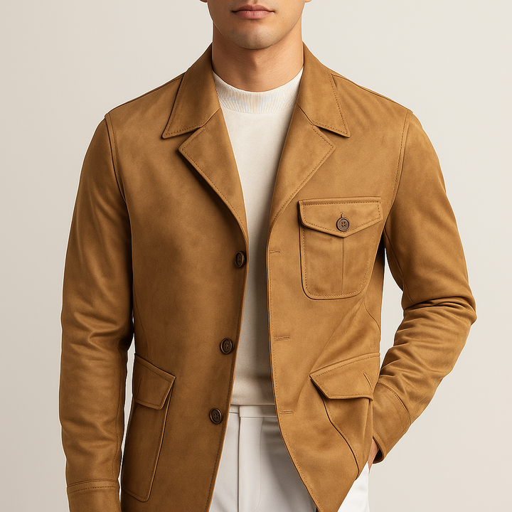 Houston Vintage Suede Blazer