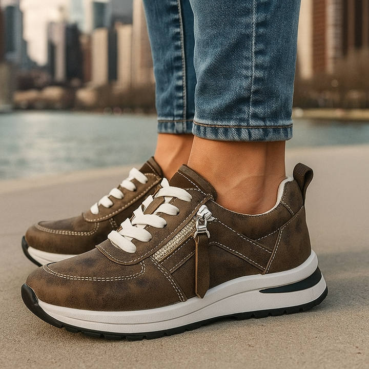 Rebella Leather Sneakers