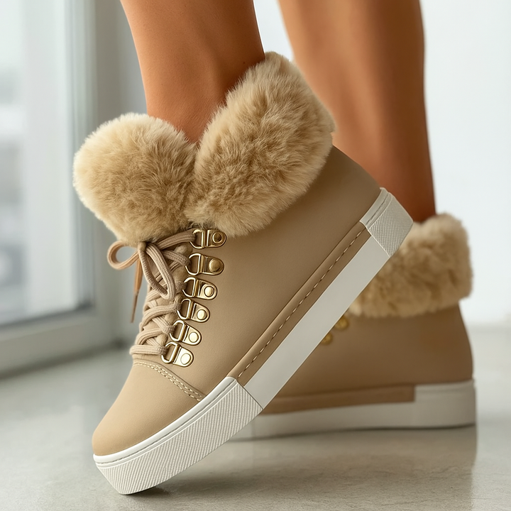 Montana Fuzzy Ankle Boots