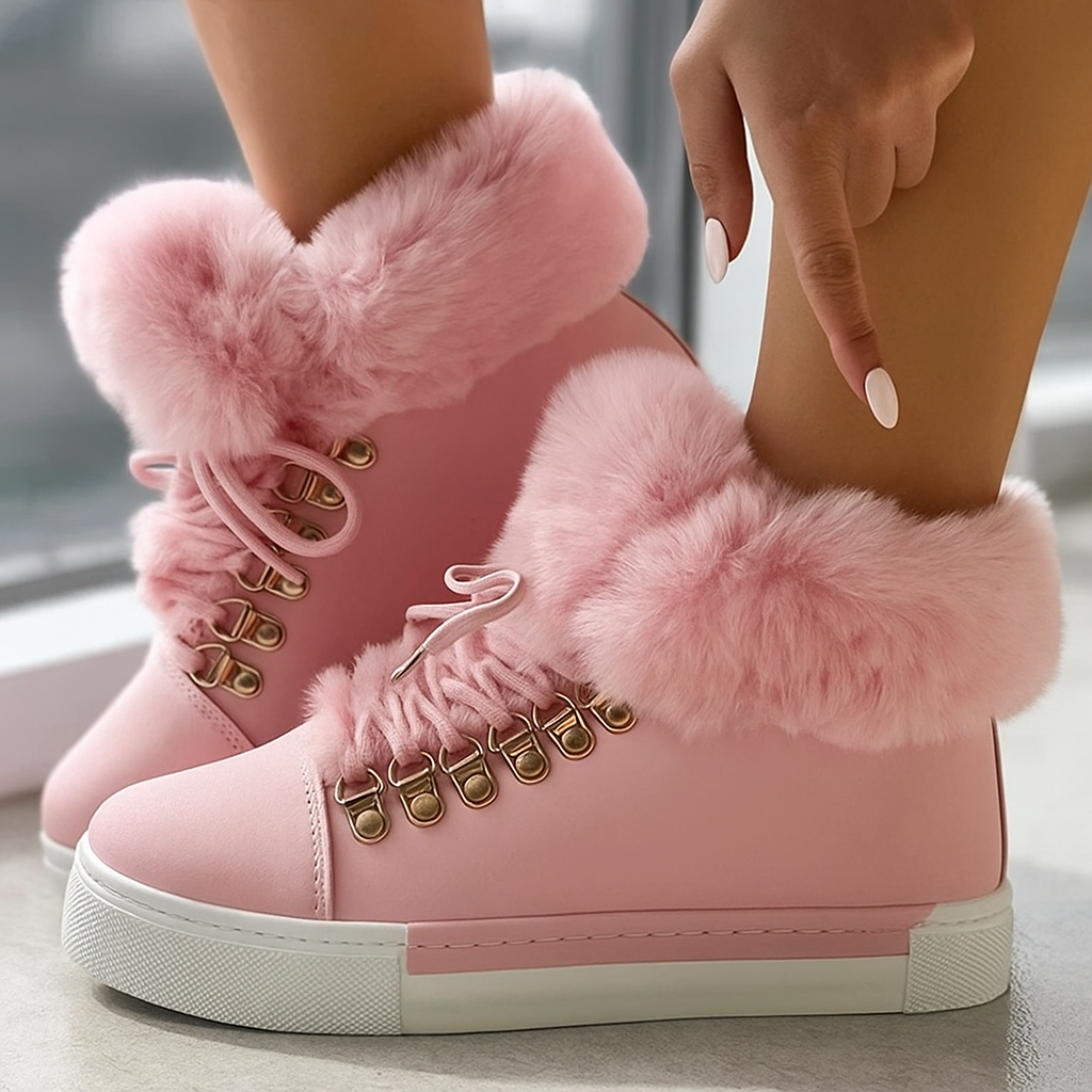 Montana Fuzzy Ankle Boots