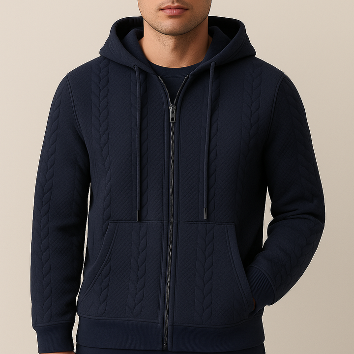 Carvello Jacqurad Knit Jacket