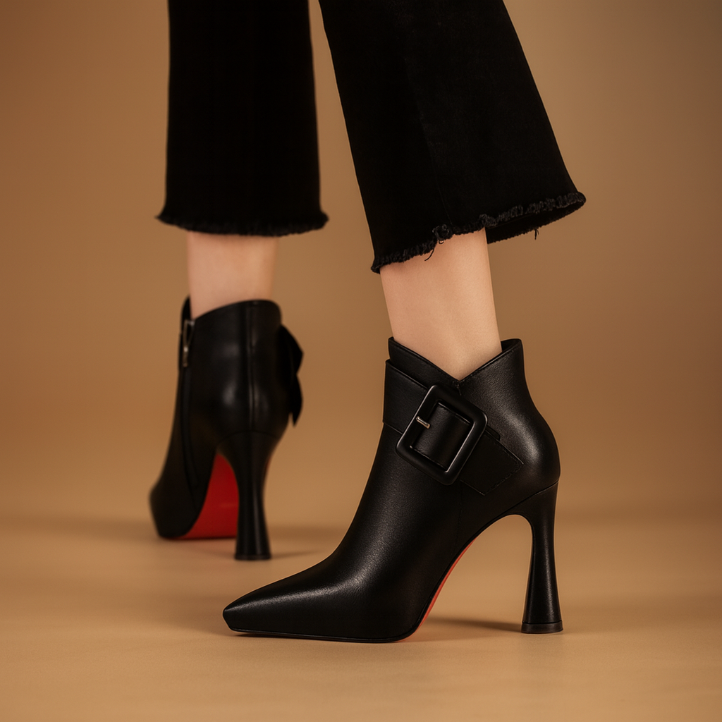 Clarke Leather Ankle Boots