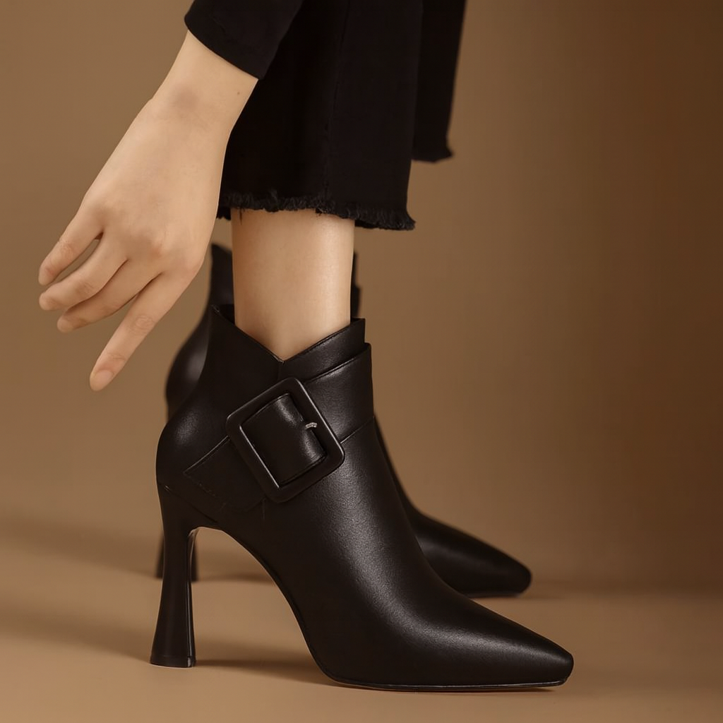 Clarke Leather Ankle Boots
