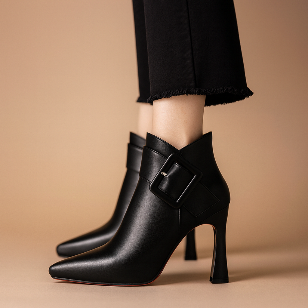 Clarke Leather Ankle Boots