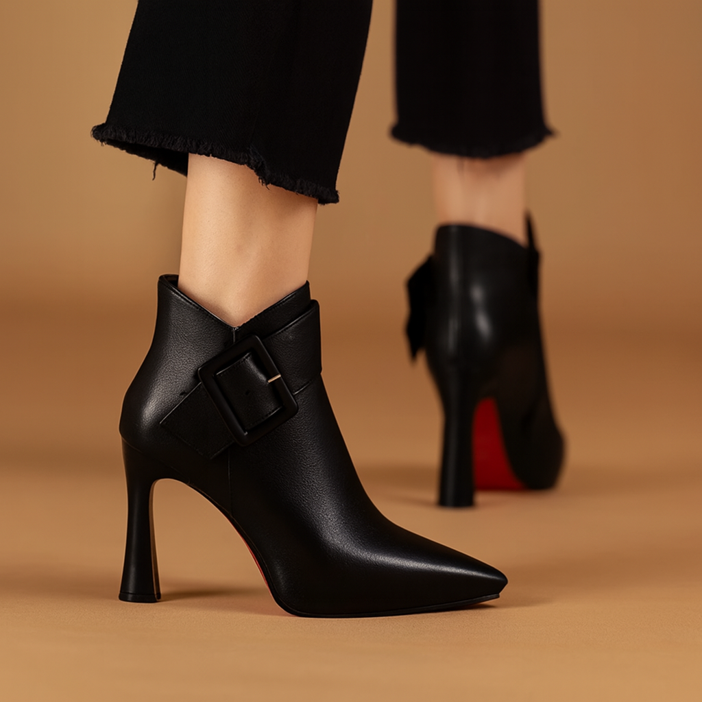 Clarke Leather Ankle Boots