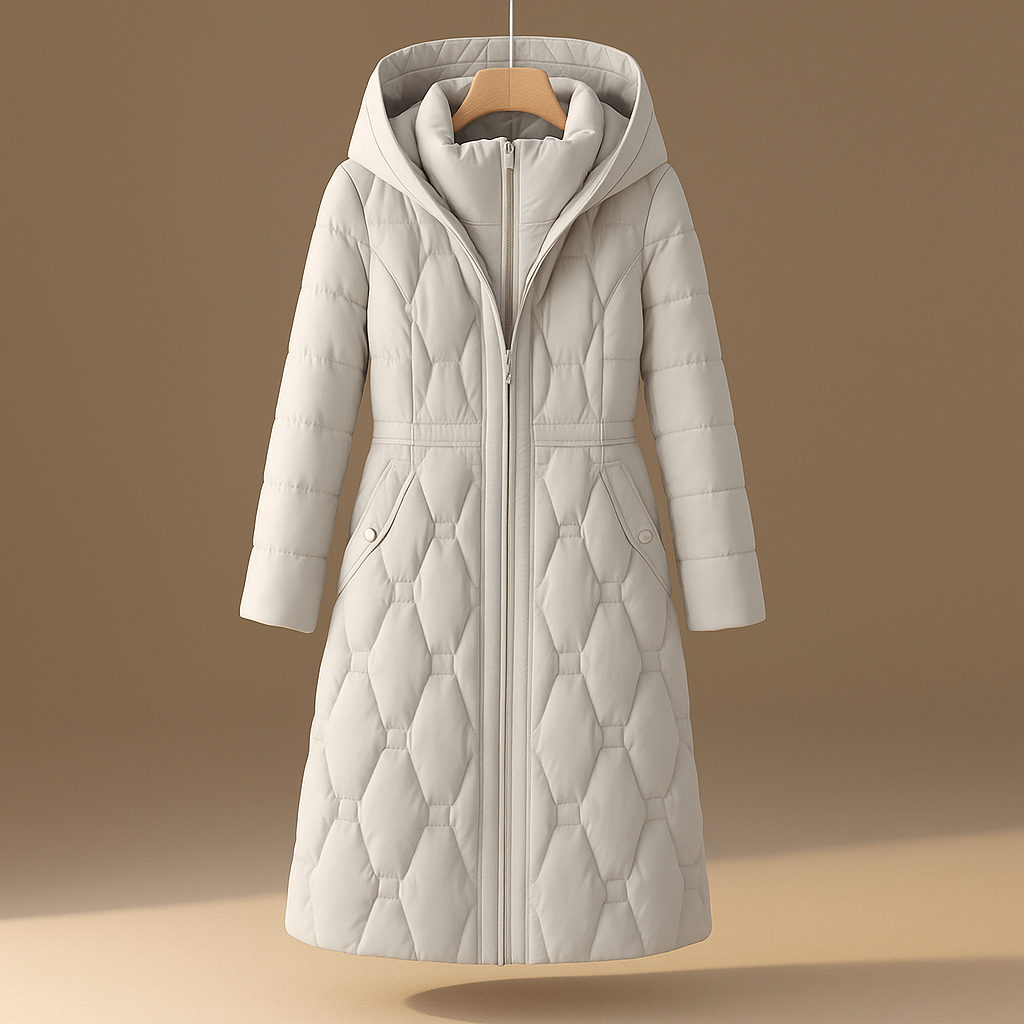 Valentina Quilted Hooded Coat