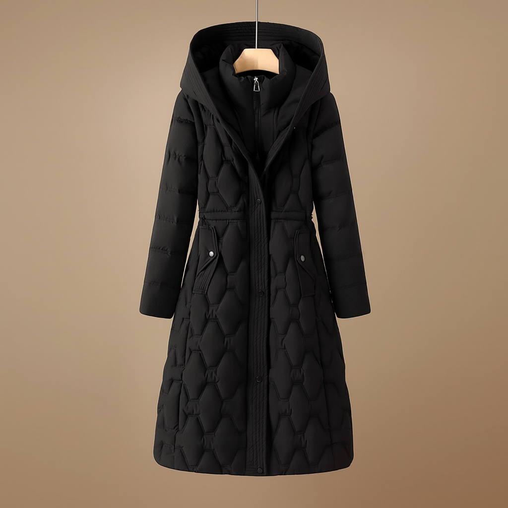 Valentina Quilted Hooded Coat