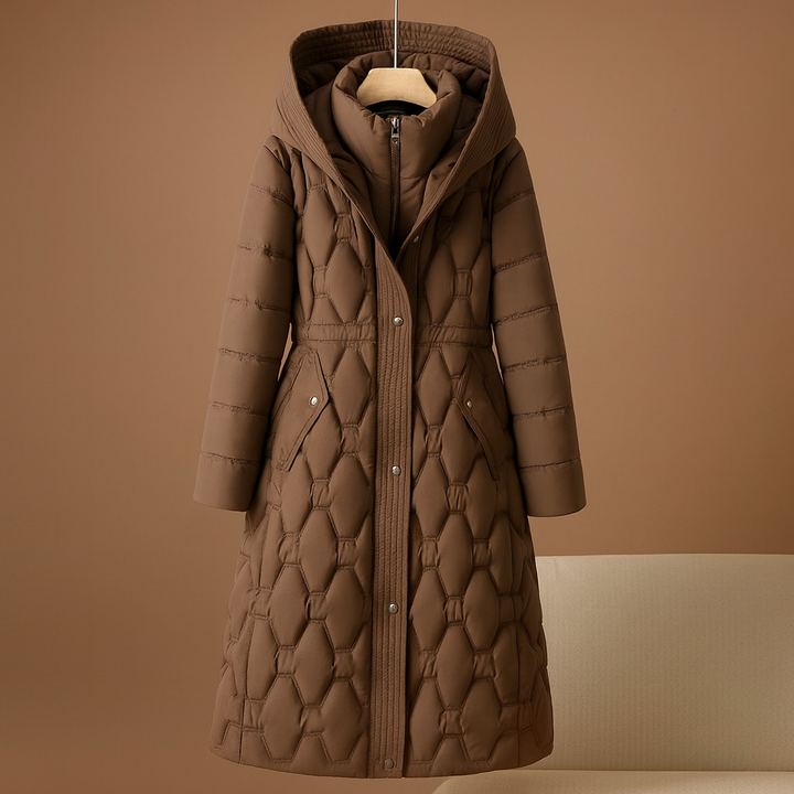 Valentina Quilted Hooded Coat
