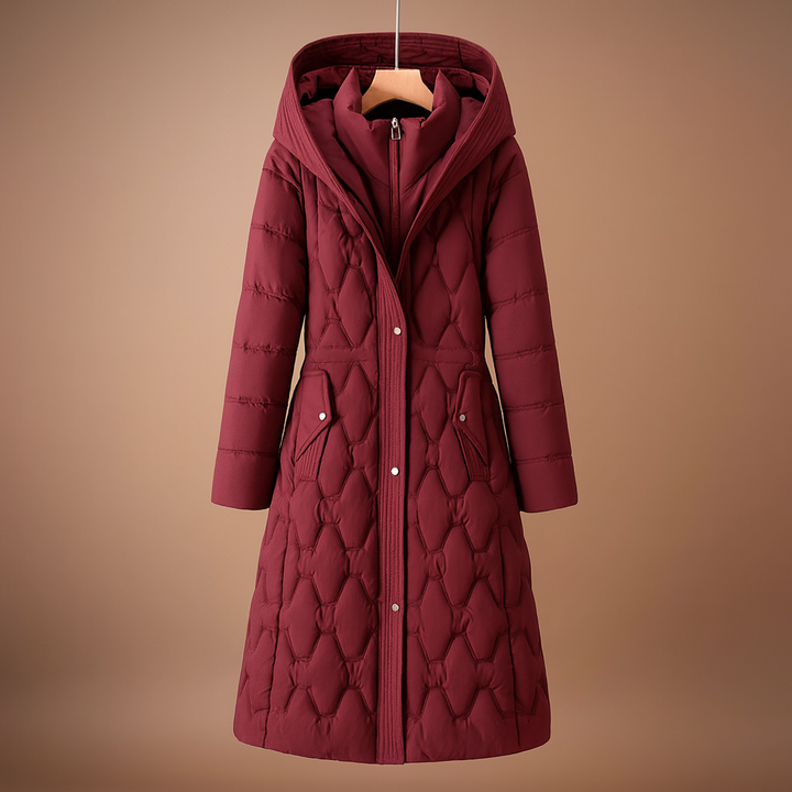 Valentina Quilted Hooded Coat