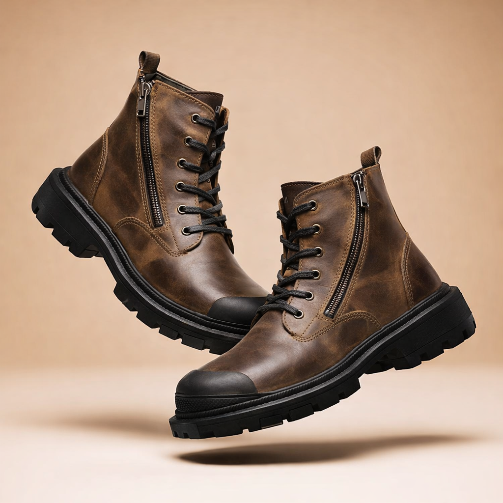Lucciano Prestige Leather Boots