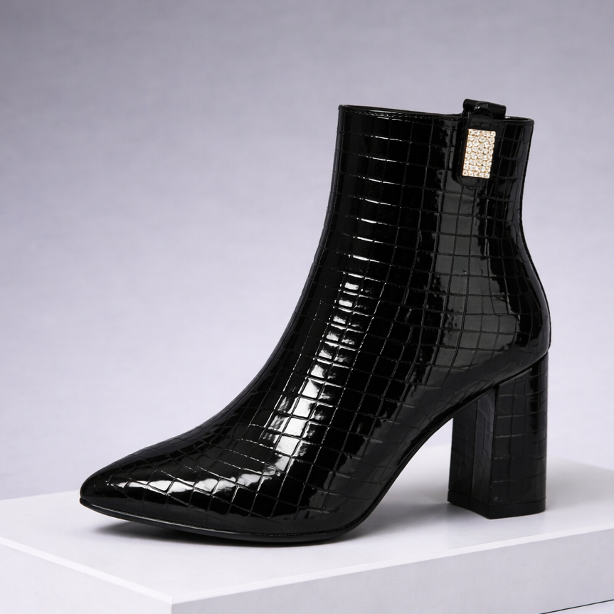 Aurelia Leather Ankle Boots