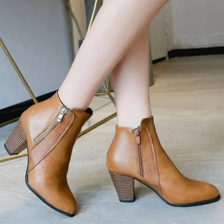 Madona Leather Ankle Boots