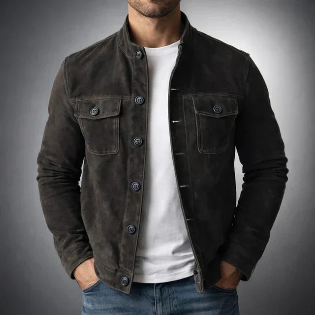 Beckett Structured Collarless Jacket
