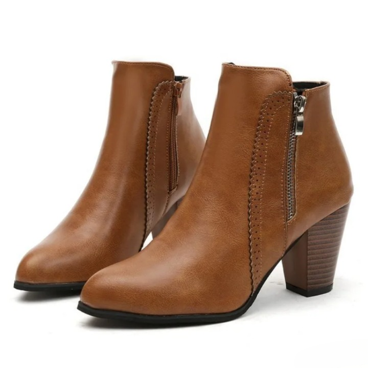 Madona Leather Ankle Boots