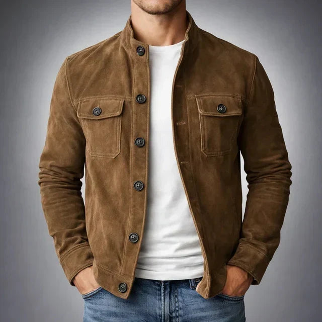 Beckett Structured Collarless Jacket