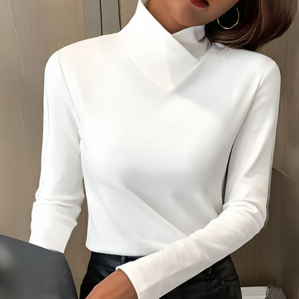 Mariana Sculpted Soft-Touch Turtleneck