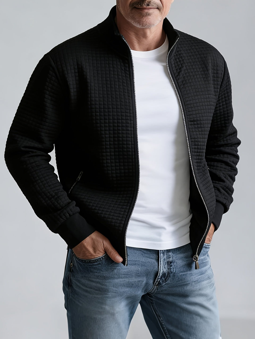 Gideon Stand-Collar Zip Jacket