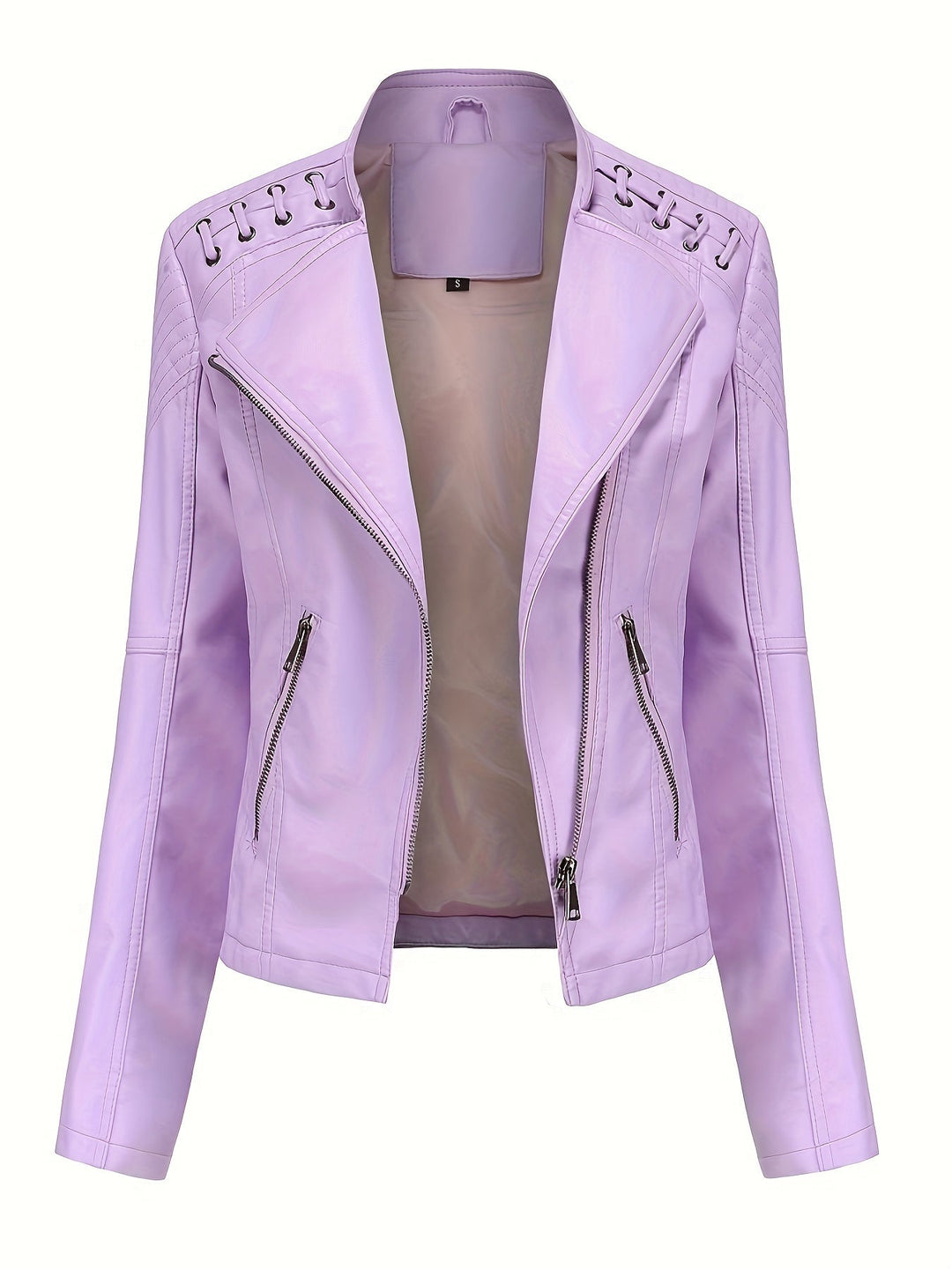 Verlan Asymmetric Zip Moto Jacket