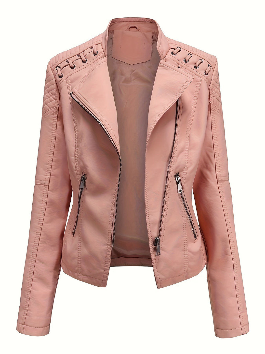 Verlan Asymmetric Zip Moto Jacket
