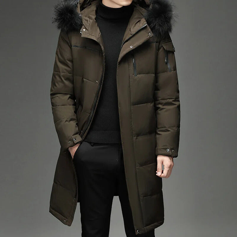 Griffin Hooded Down Coat