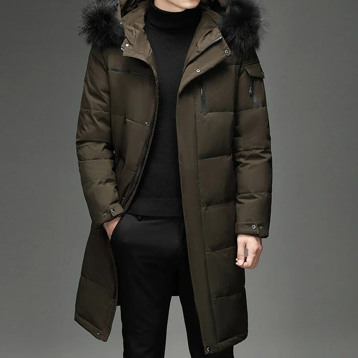 Griffin Hooded Down Coat