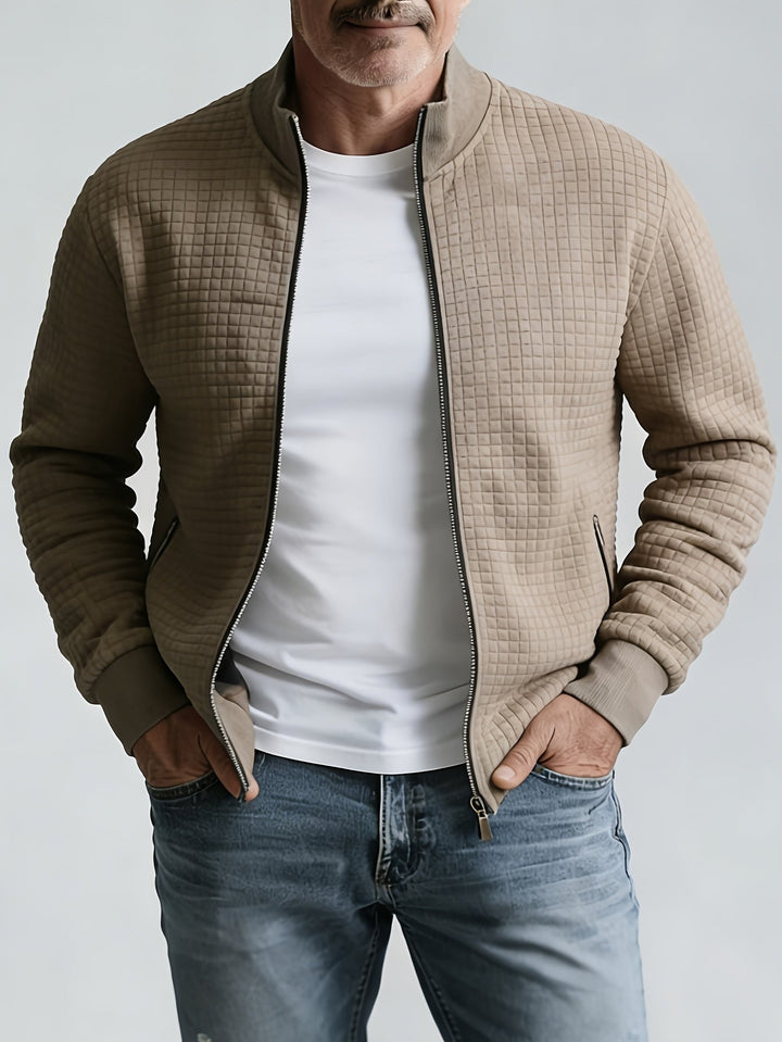 Gideon Stand-Collar Zip Jacket