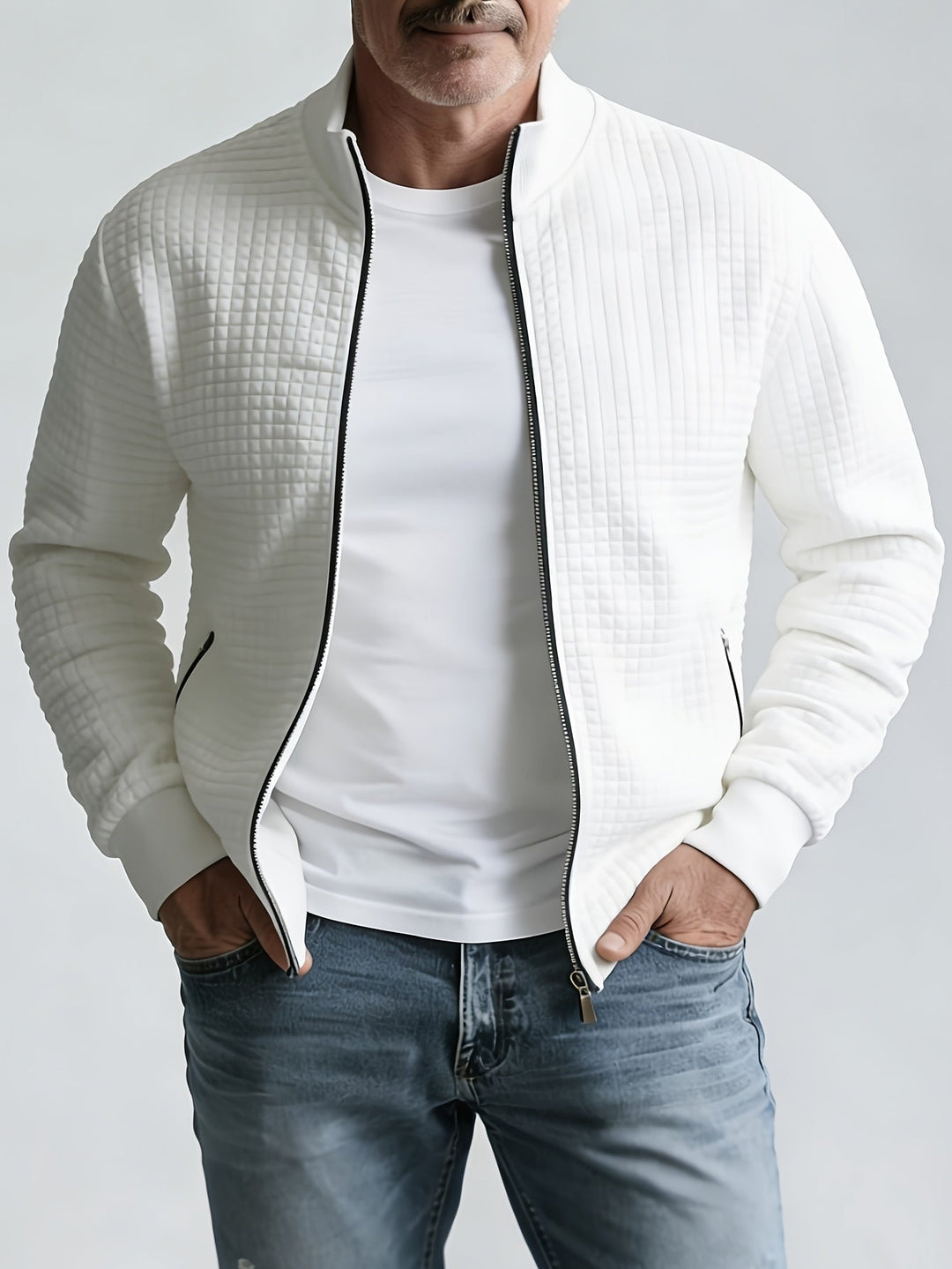Gideon Stand-Collar Zip Jacket