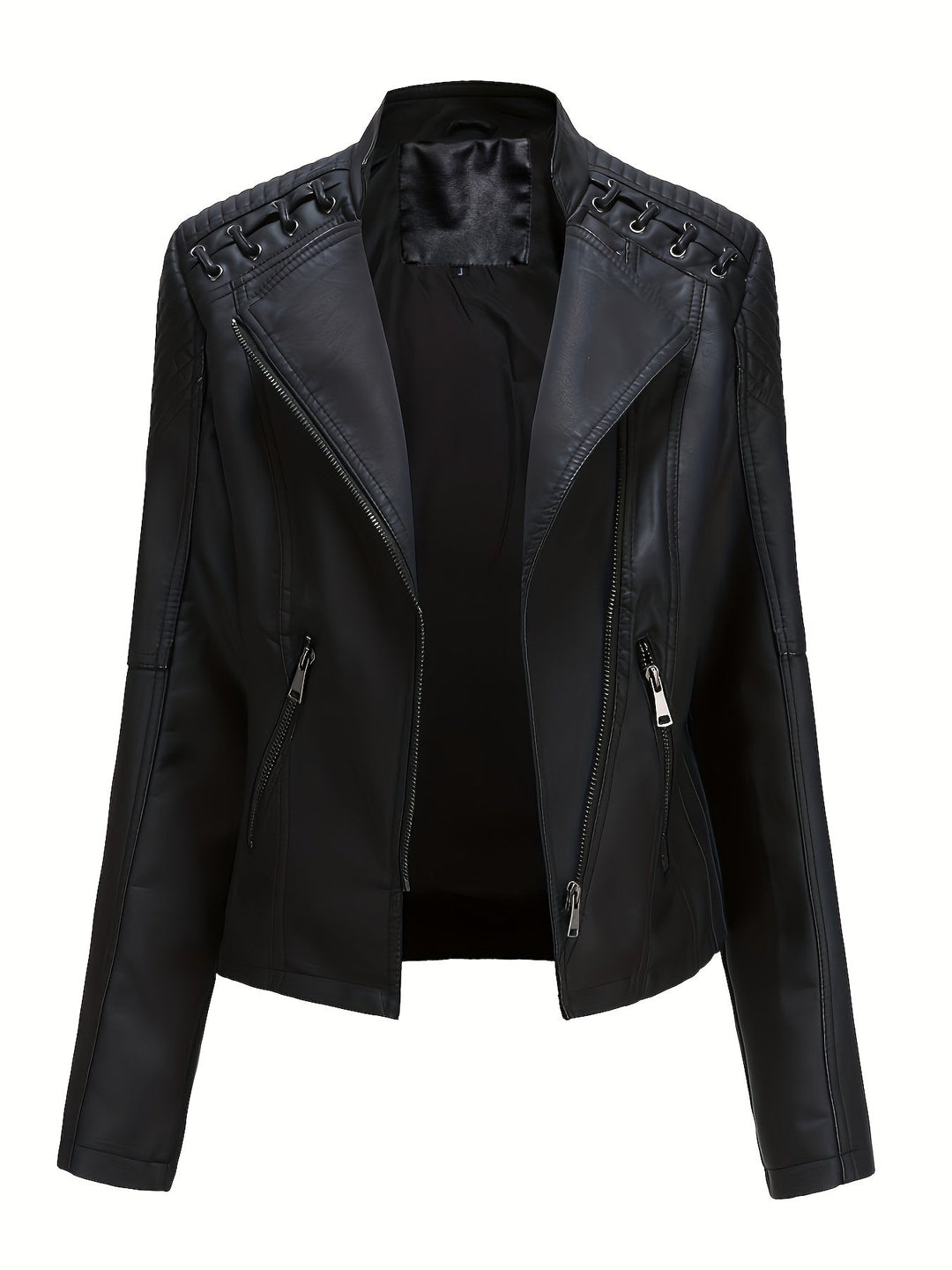Verlan Asymmetric Zip Moto Jacket