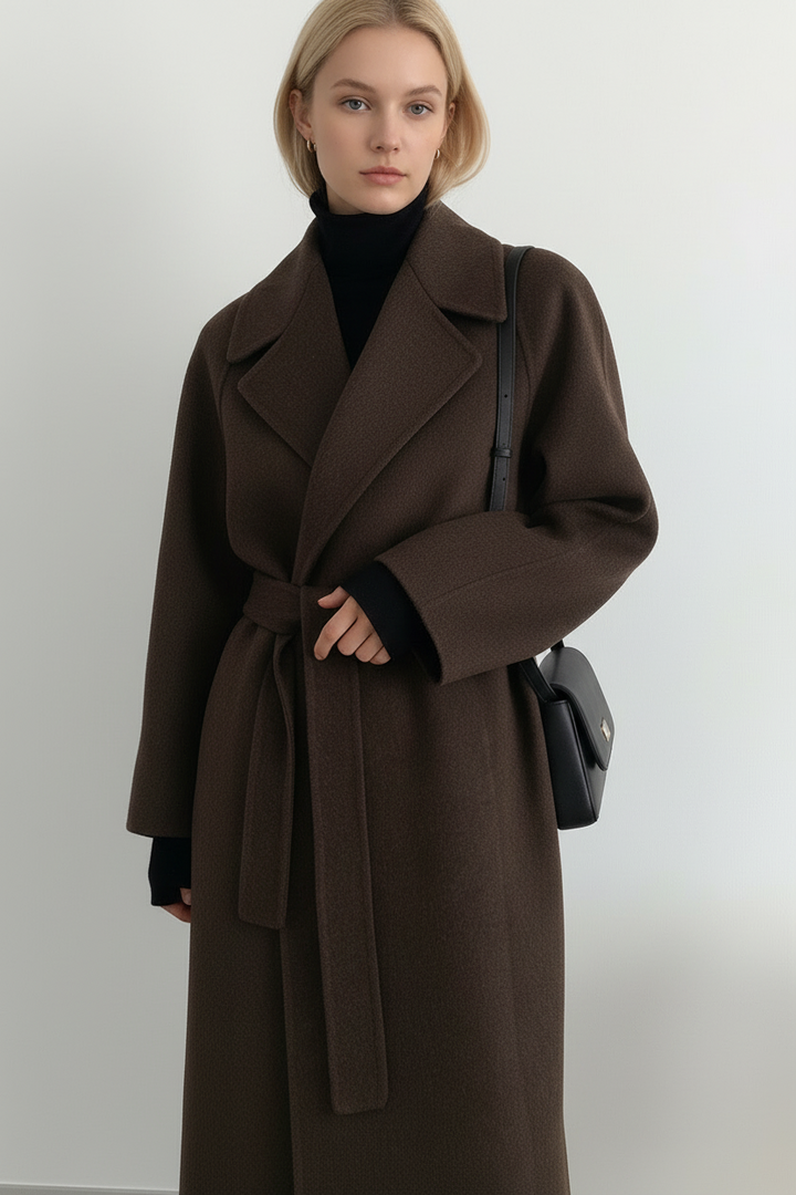 Lenora Belted Wrap Coat