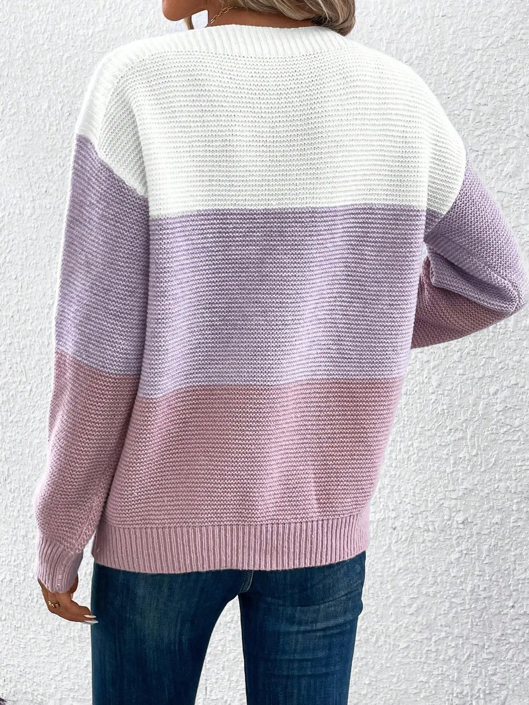 Nadia Color Block Sweater