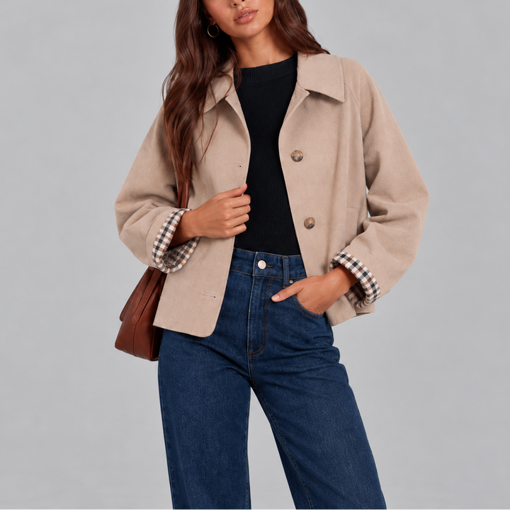 Cosima Cropped Trench Jacket