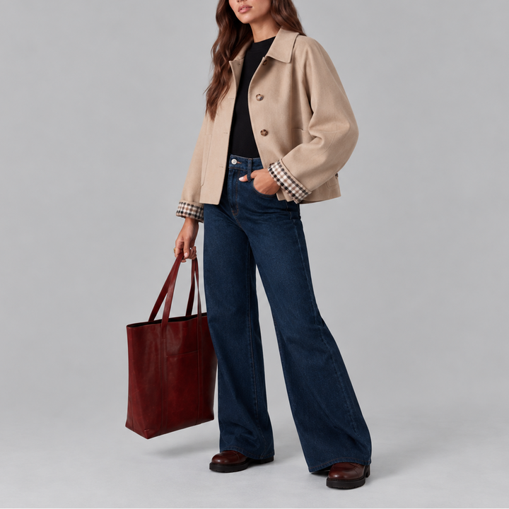Cosima Cropped Trench Jacket